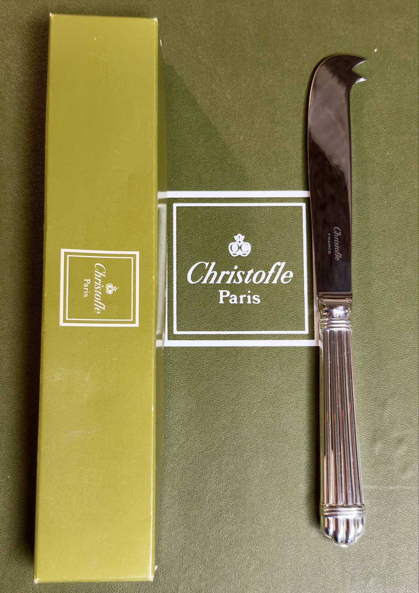Christofle aria, cheese knife