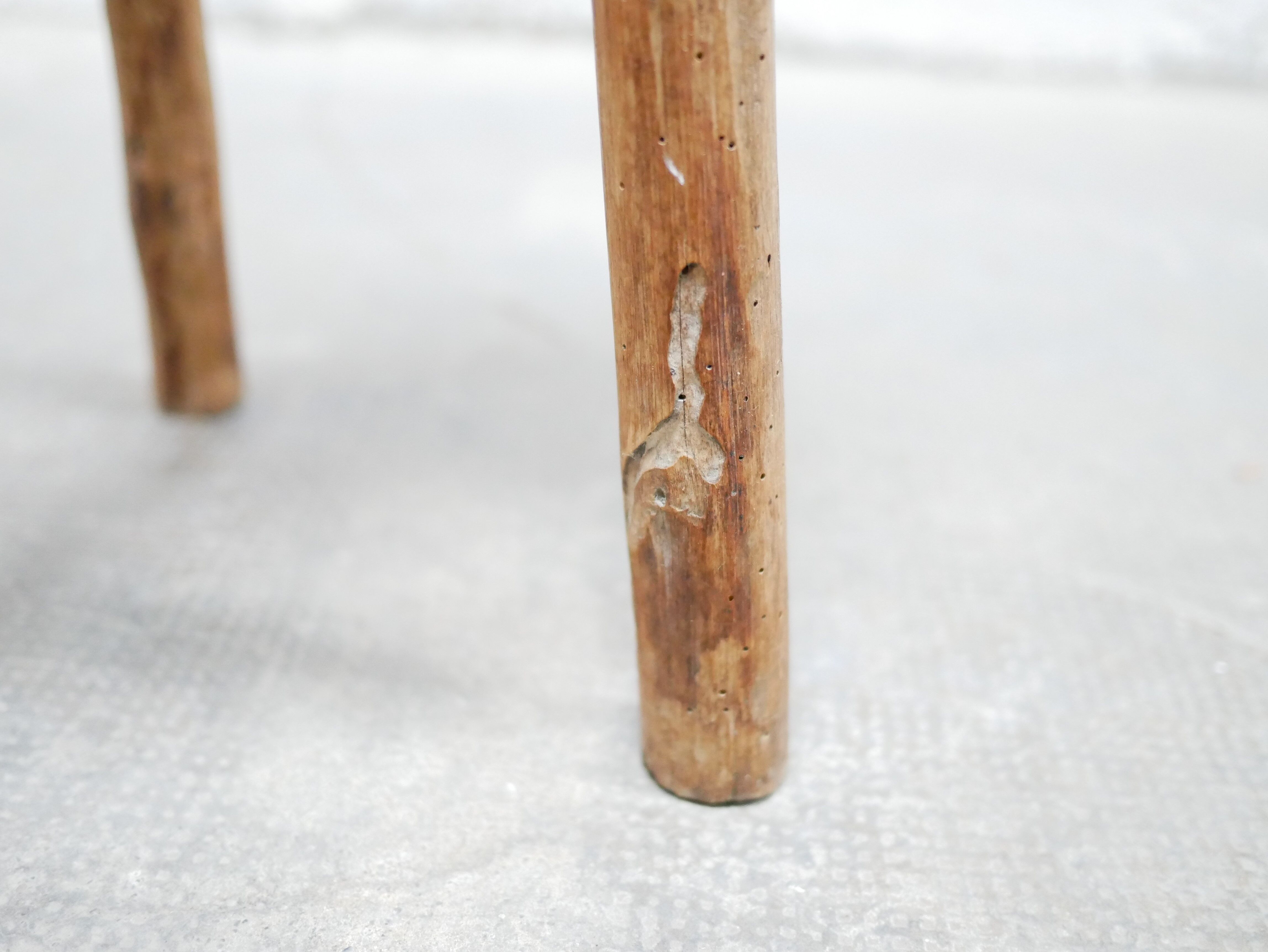 Wooden tripod brutalist harness