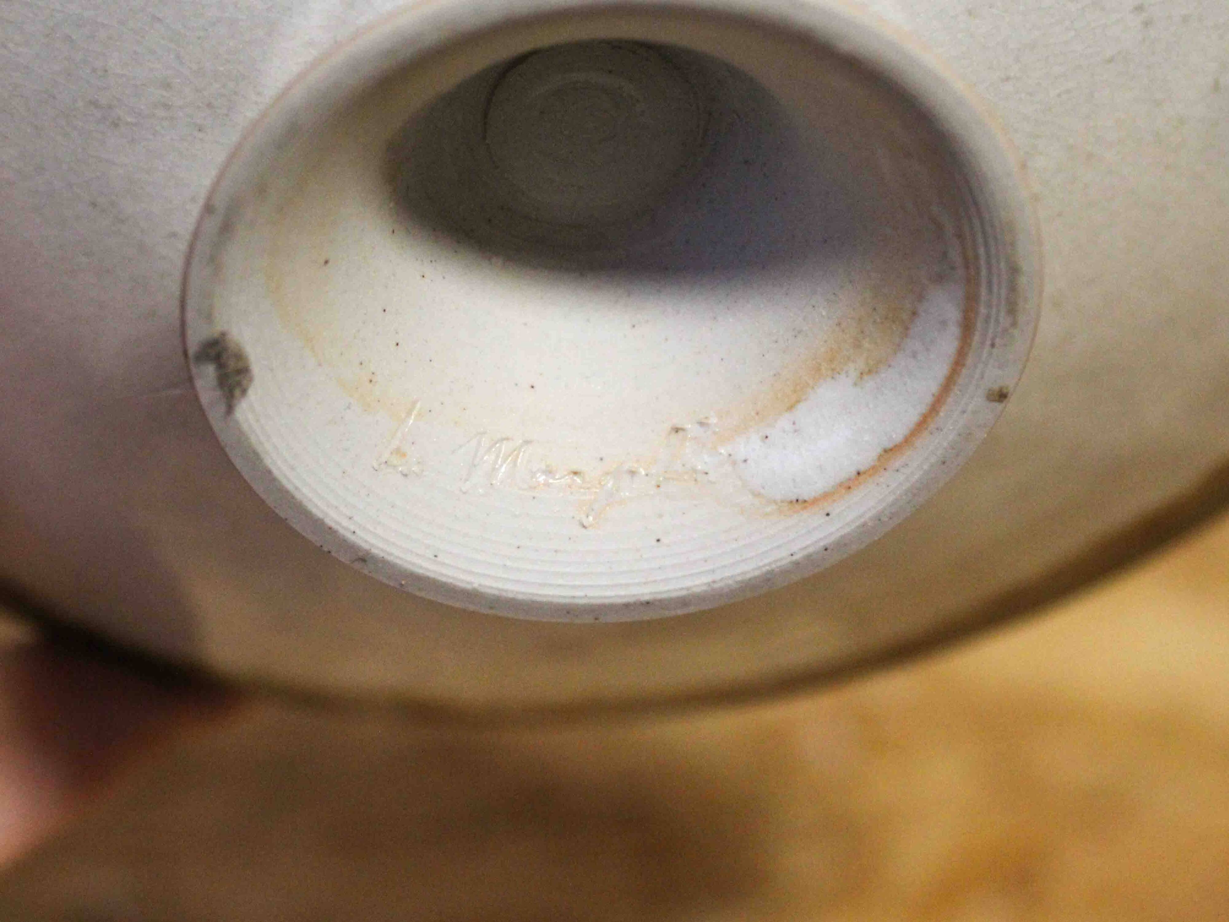 Ceramic footed bowl Alain Fichot La Margelle