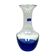 "Flirt" Glass Vase by R&B Ritzenhoff Breker – Cobalt Crackle Glass – 1990s