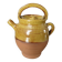 Glazed yellow terracotta jug, south-west of France.