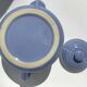 Parma art deco corrugated stoneware teapot 4/6 cups