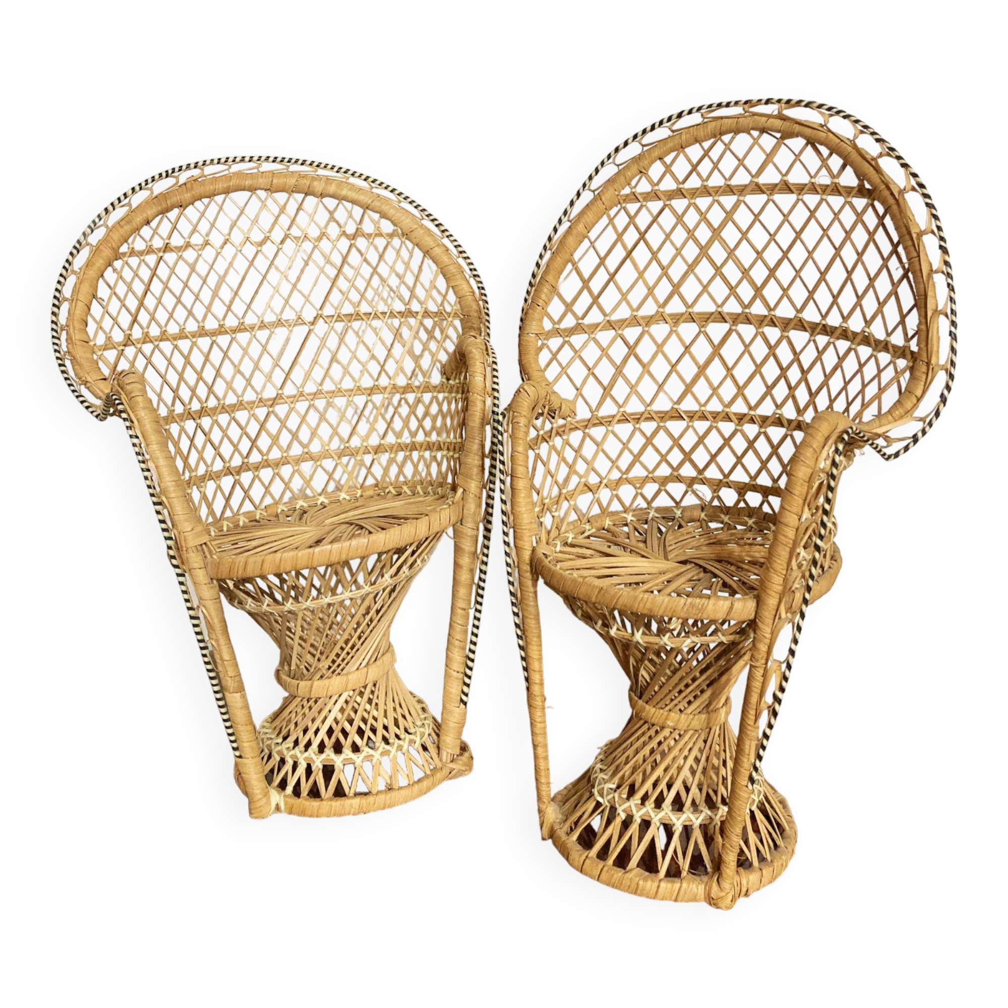 Pair of miniature Emmanuelle armchairs