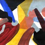 Original abstract acrylic painting