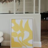 Yellow patterned table