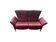 Two-seater sofa DS 145 in red leather by de Sede, 1990s.