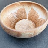 Vintage round stoneware salad bowl