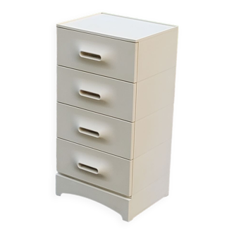 Marc Held chest of drawers in plastic from the 70s