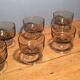 Smoked glass cups 70