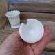 Pot à moutarde en opaline Portieux Vallerysthal
