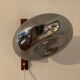 Scandinavian “scissors” wall lamp in teak from the 50s and 60s