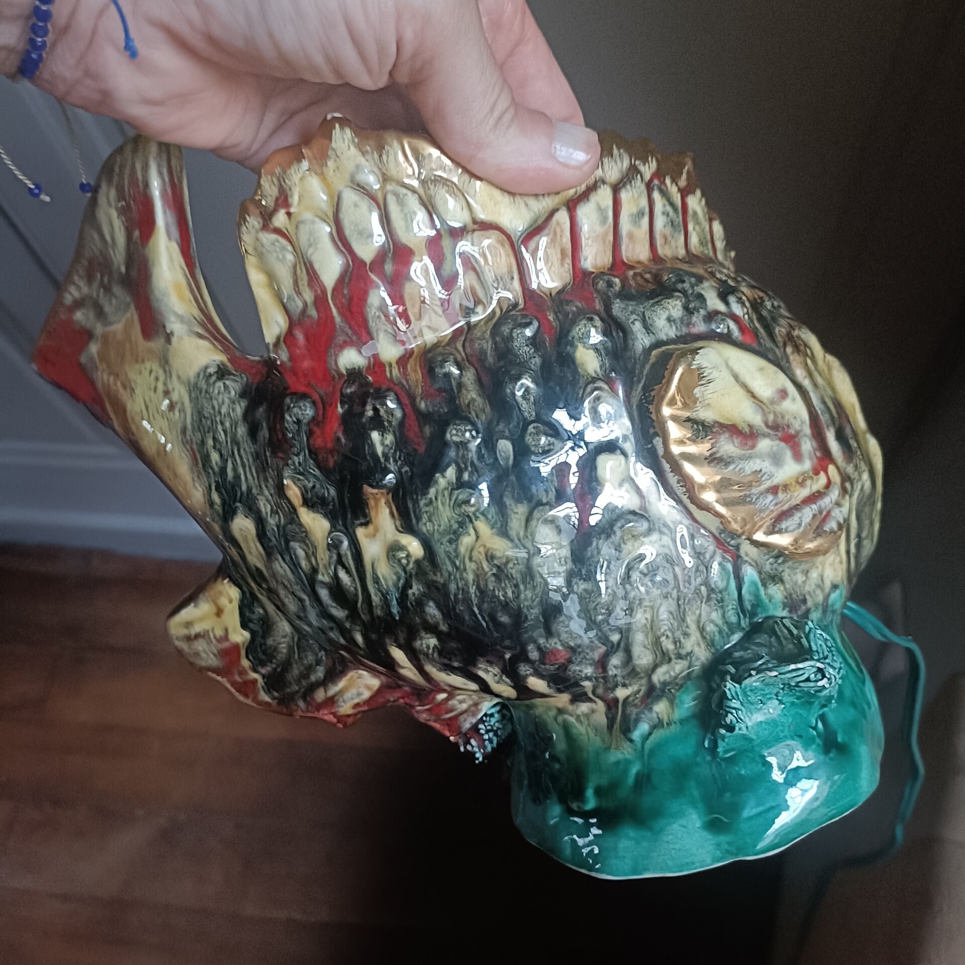 Lampe veilleuse poisson Vallauris