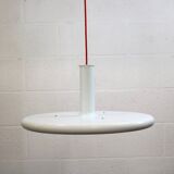 White XL Fog & Morup Optima Pendant Lamp: Hans Due Design, Denmark 1970s