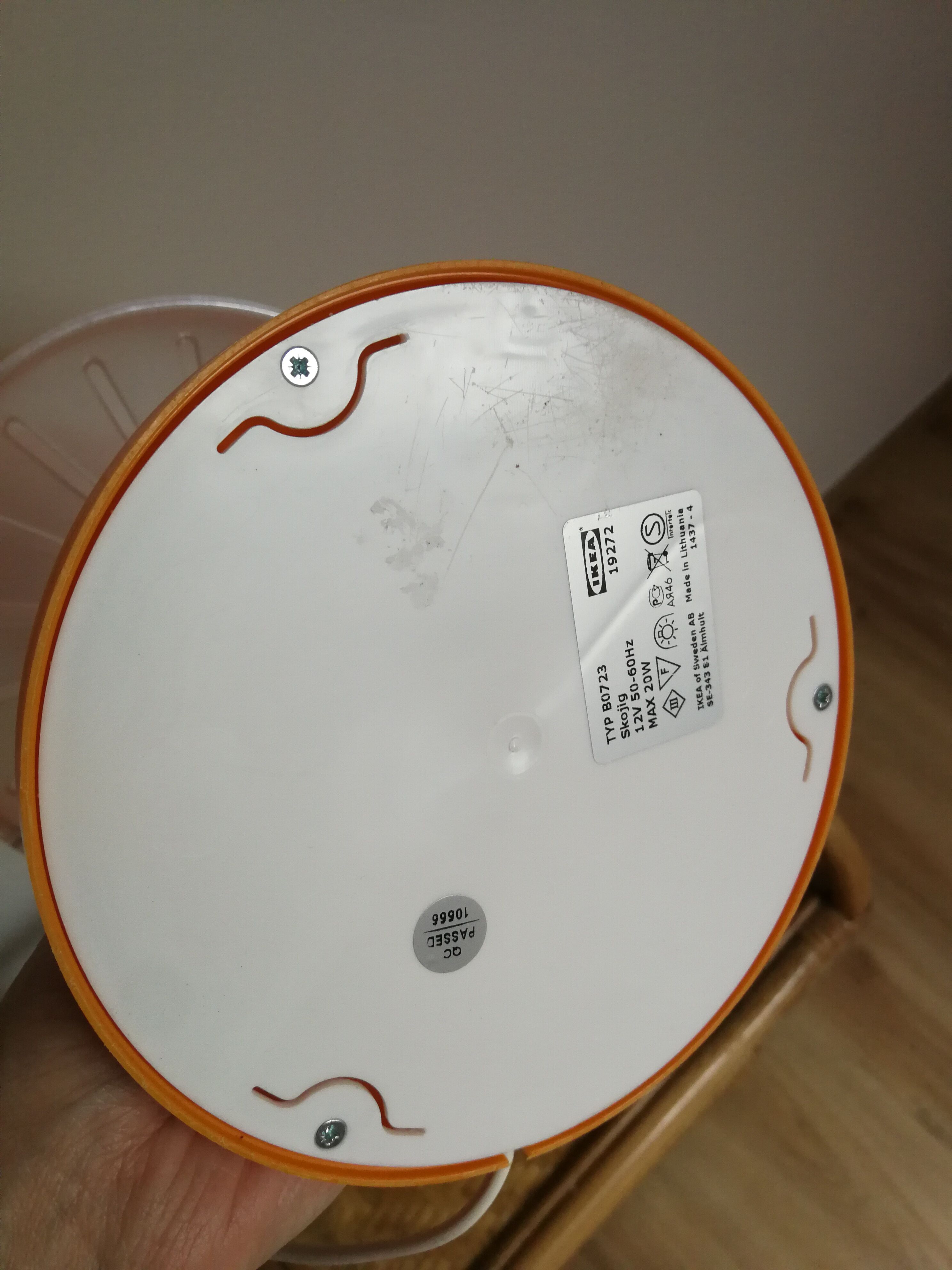 Vintage Skojig Ikea bedside lamp