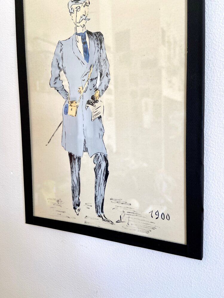 Peinture "La Belle Époque - 1900"