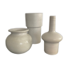Serie 3 vintage ceramic vases