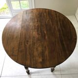 Chestnut round table