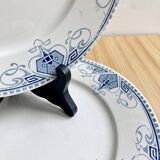 3 Terre de fer plates / U&C Sarreguemines "Germaine"