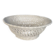 Openwork white ceramic bowl - Elegant and timeless centerpiece