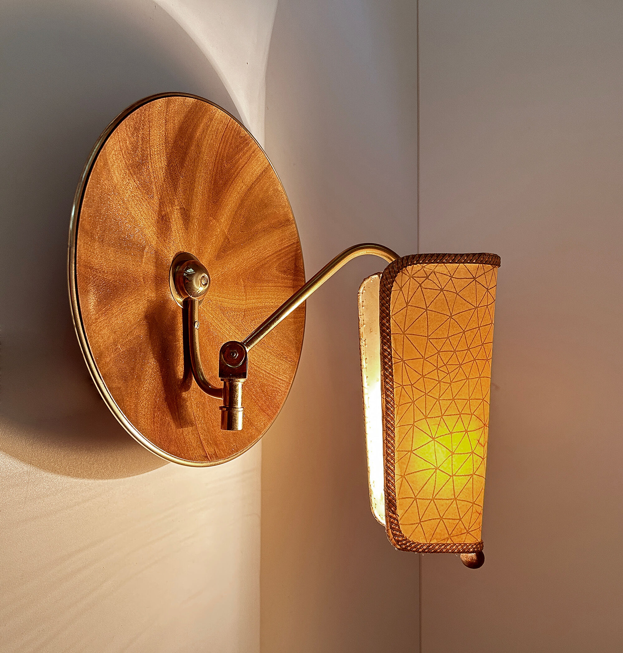 Scandinavian wall lamp 60s