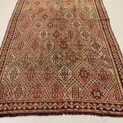 Large Vintage Turkish Kilim Rug 331x165 cm Wool Jajim Kelim