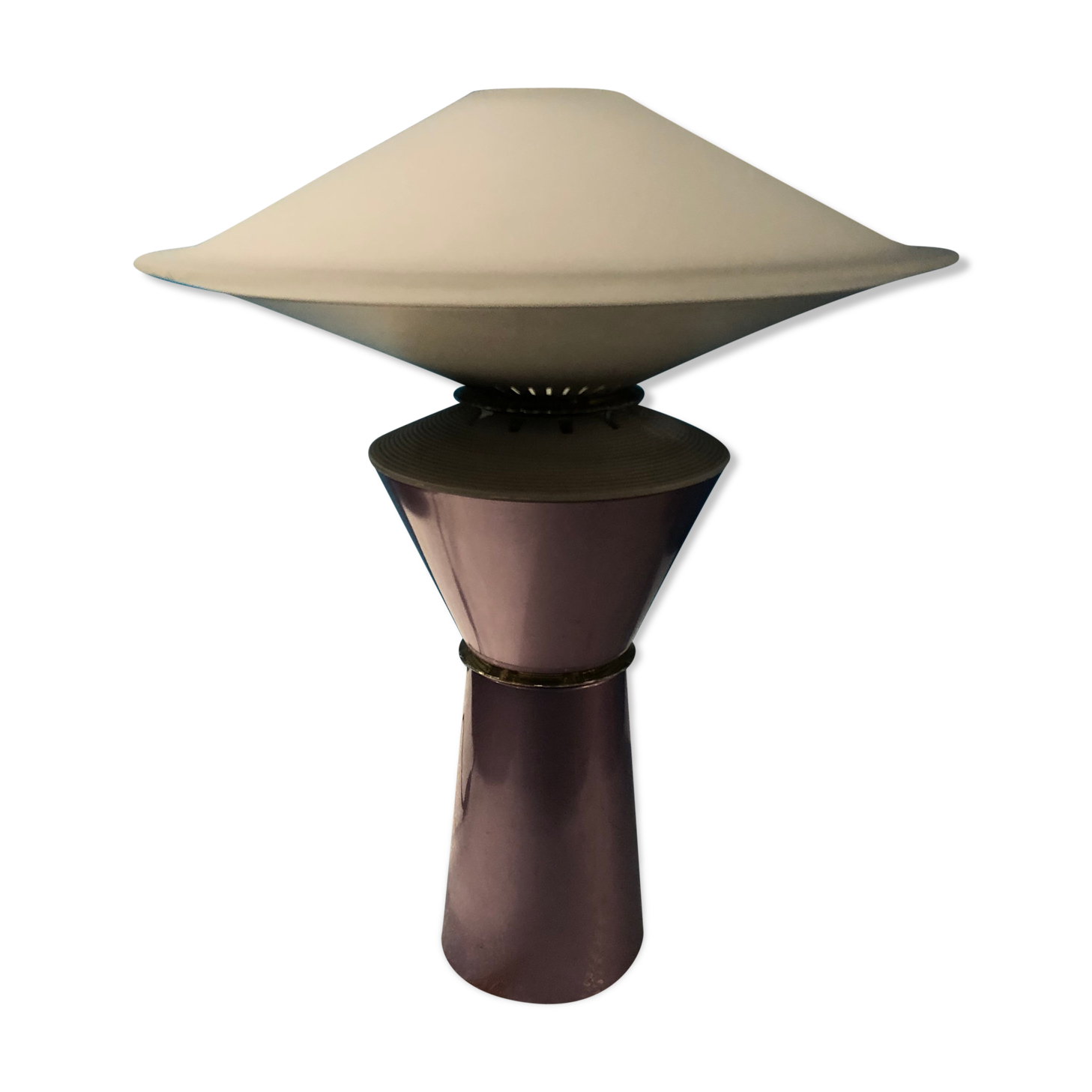 Lampadaire Vintage Italien Années 60 - Pied En Céramique Multicolore, Design Fantaisie