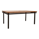 Table basse rectangulaire en teck 1960