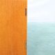 Vintage Scandinavian wall unit in oak veneer – 1960s