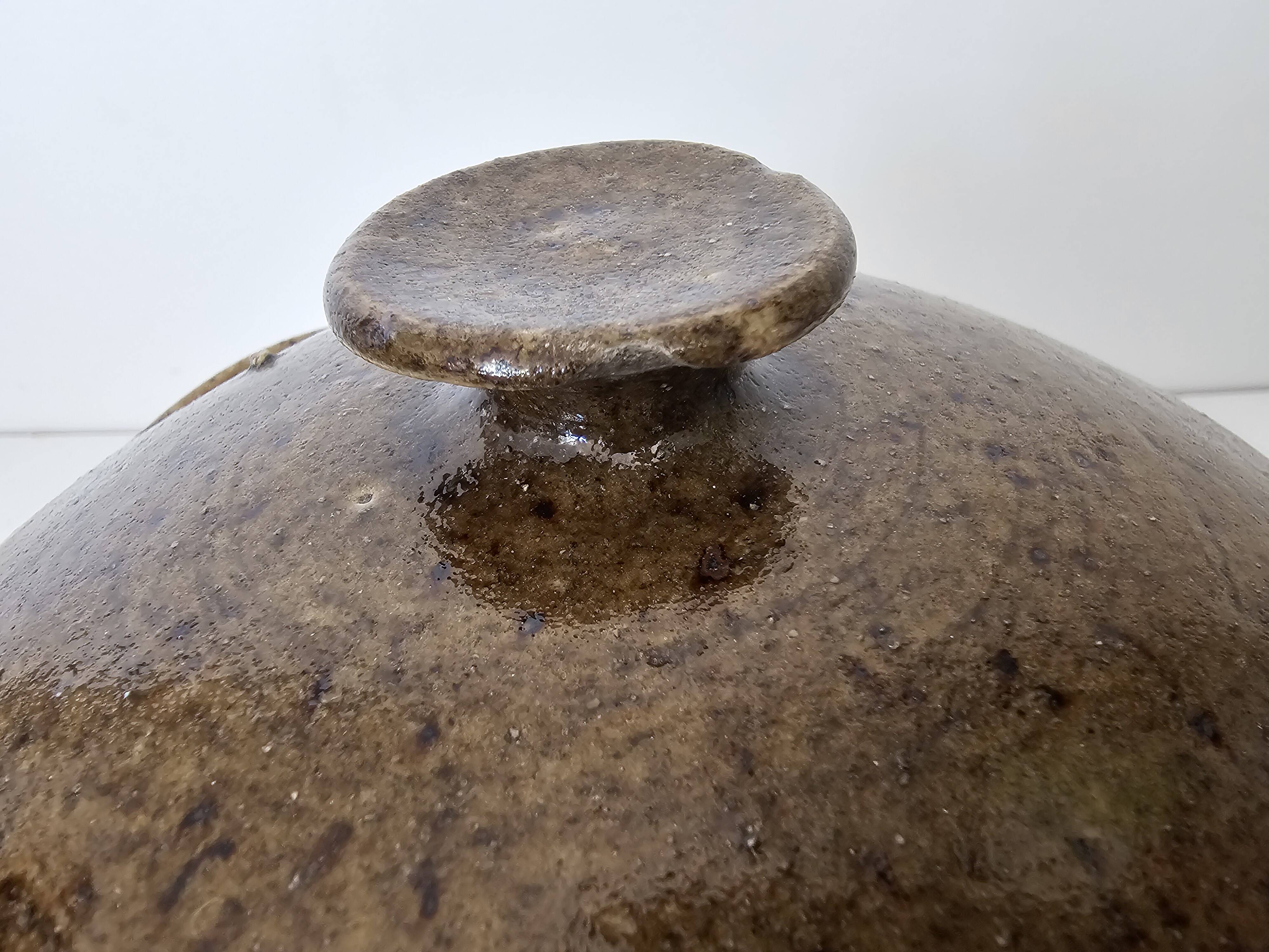 Pot à couvert en grés poterie du bois de Laud - Montélimar