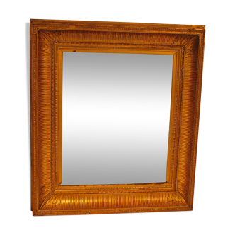 Miroir bois doré, XIXe siècle 92x160cm
