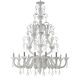 Handcrafted Modern White Ca’ Rezzonico Chandelier With Curled Murano Glass