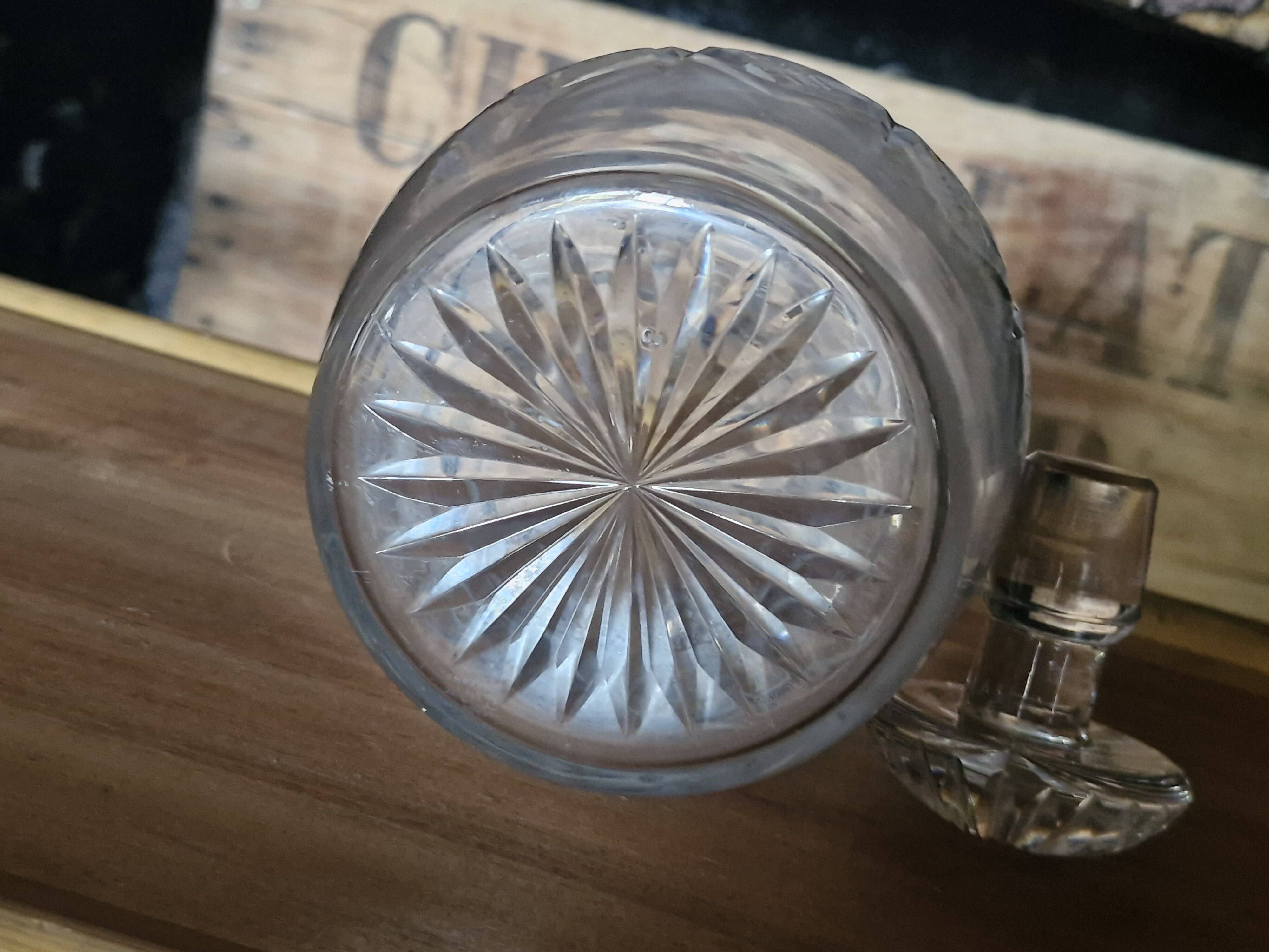 Antique cut crystal carafe - Val St Lambert ??