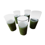 5 verres vintage par Henry & Miller Industries N.Y.C.