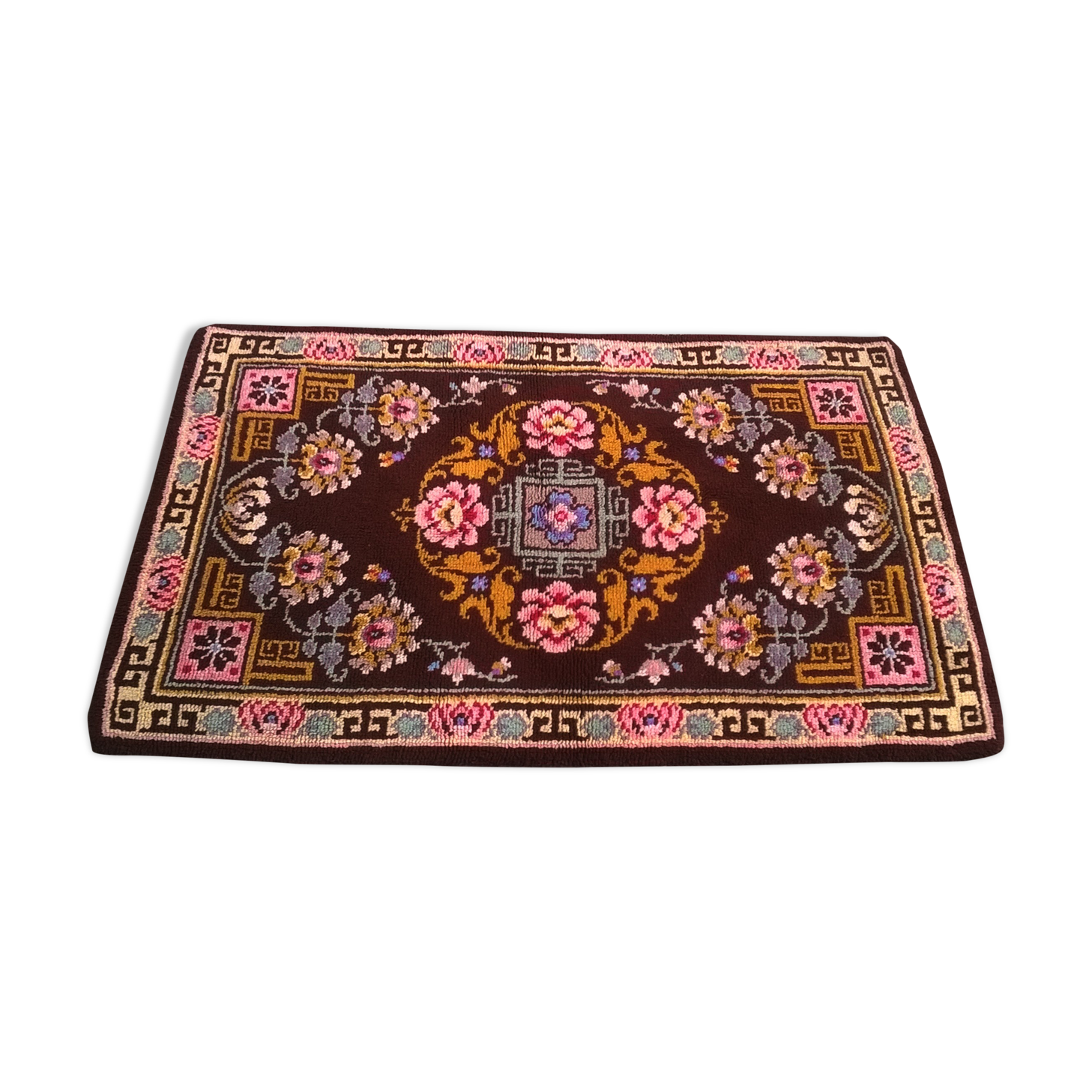 Vintage floral carpet