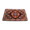 Tapis fleuri vintage