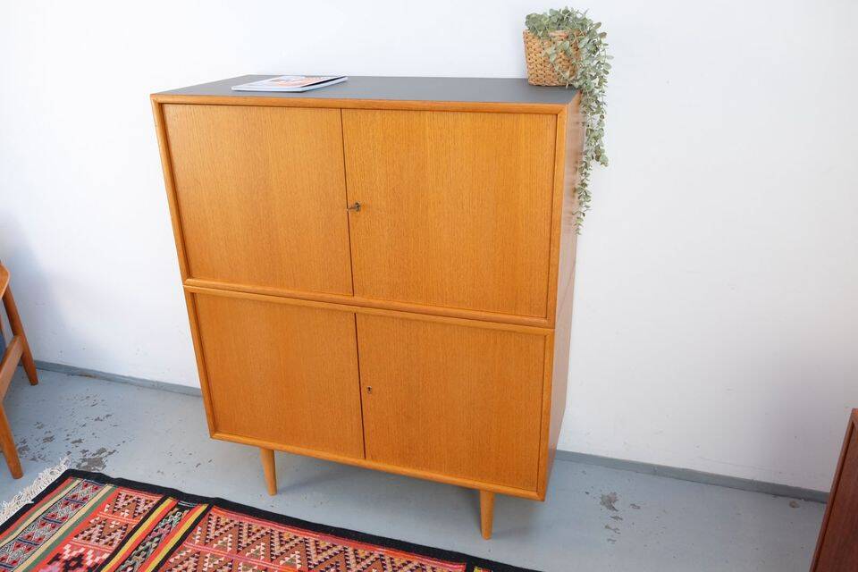 Commode vintage rétro années 60-70 HG Møbler en teck, style années 60-70.