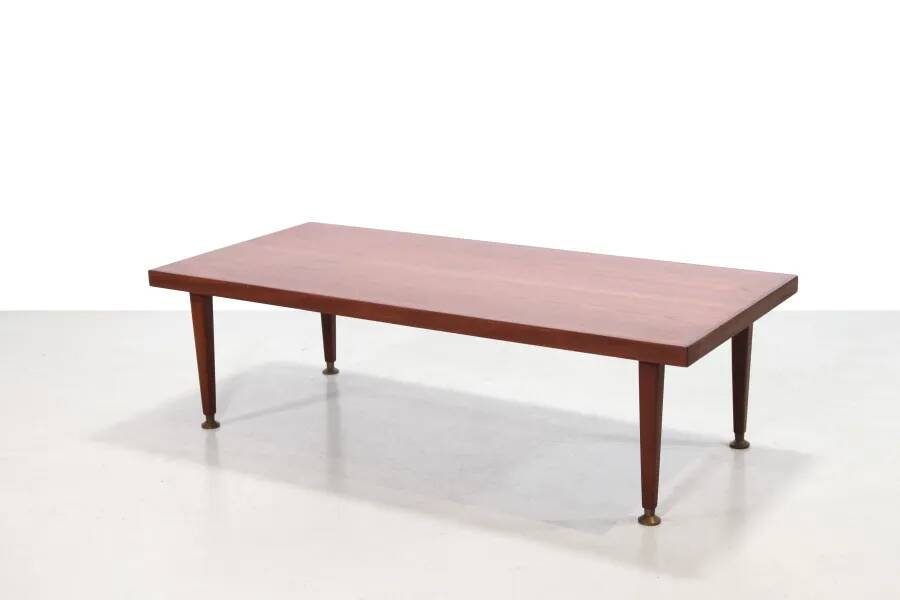Mid-century Scandinavian modern teak coffee table
