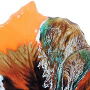 Grand plat feuille style vallauris/vintage