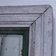 Beveled mirror patinated wood early 20th century