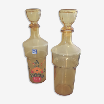 Ensemble de deux flacons vintage