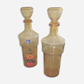 Set of two vintage bottles