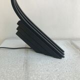 Lampe vague en bois courbé teinté noir, AB Design 1980