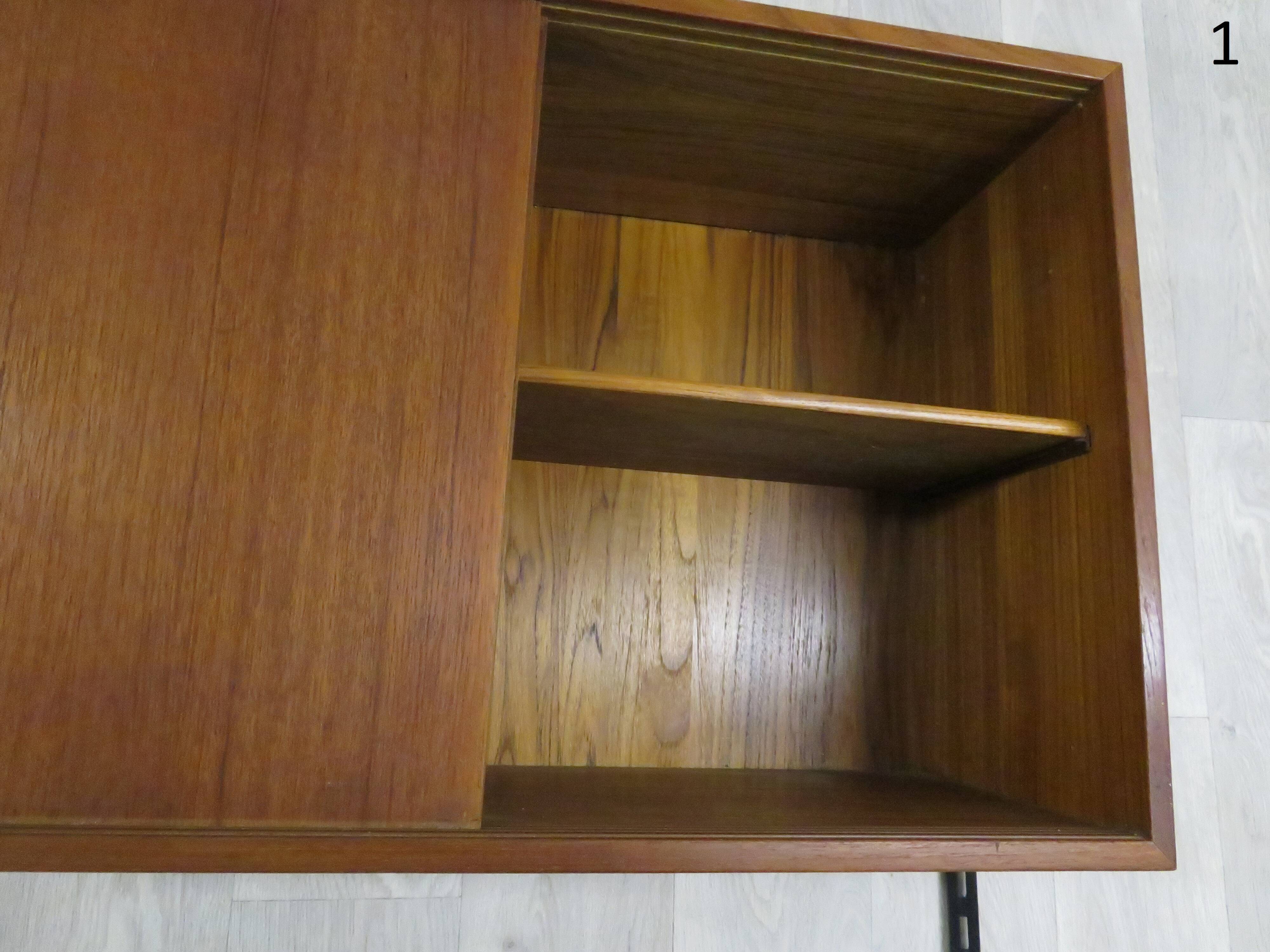 Kai Kristiansen vintage teak shelf modular system for FM Mobler