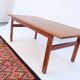 Table basse vintage Wikkelsø Eilersen teck années 60 70