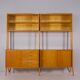 Double shelf on feet 1960's