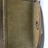 Desk, rattan and vintage wicker