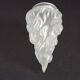 French Art Deco Opaque Glass Flame Shade • Vintage Lamp Shade Replacement