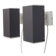Pair of grey and white wall sconces by Preben Dahl for H. F. Belysning, 1960s