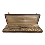 Art Deco style pie server in silver metal, 20th century