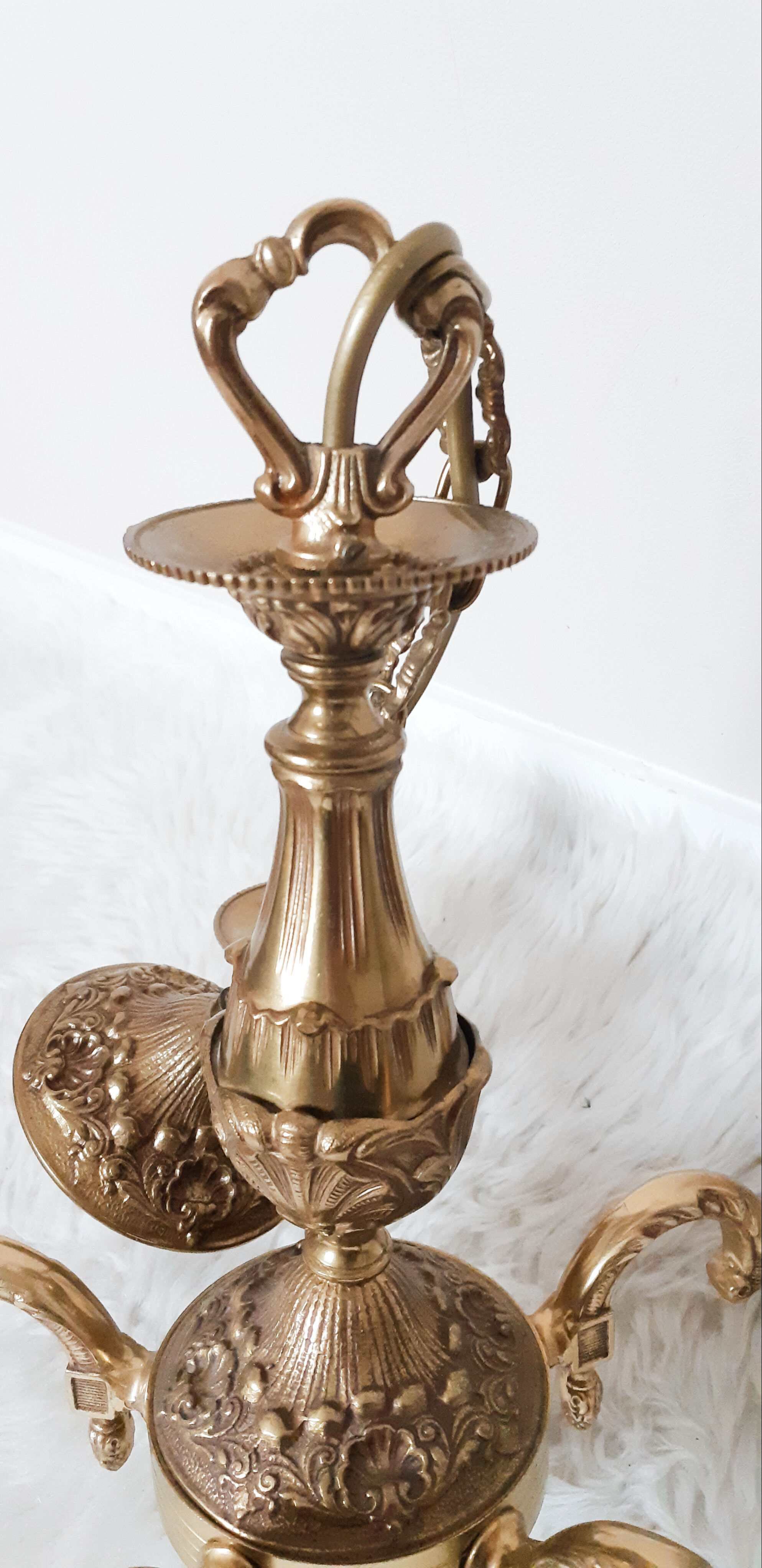 Antique bronze chandelier